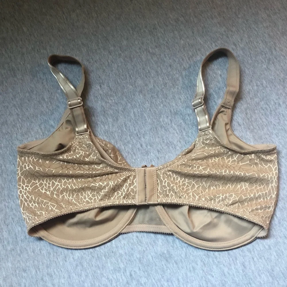 Chantelle 38 FF Magnifique Seamless Unlined Minimizer Bra Nude Sand C18910
